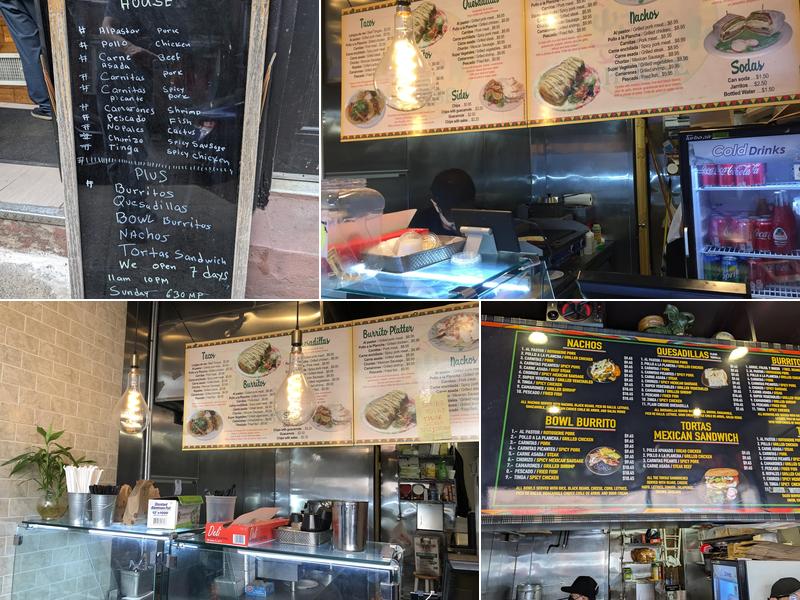 The Little Taco House Menu