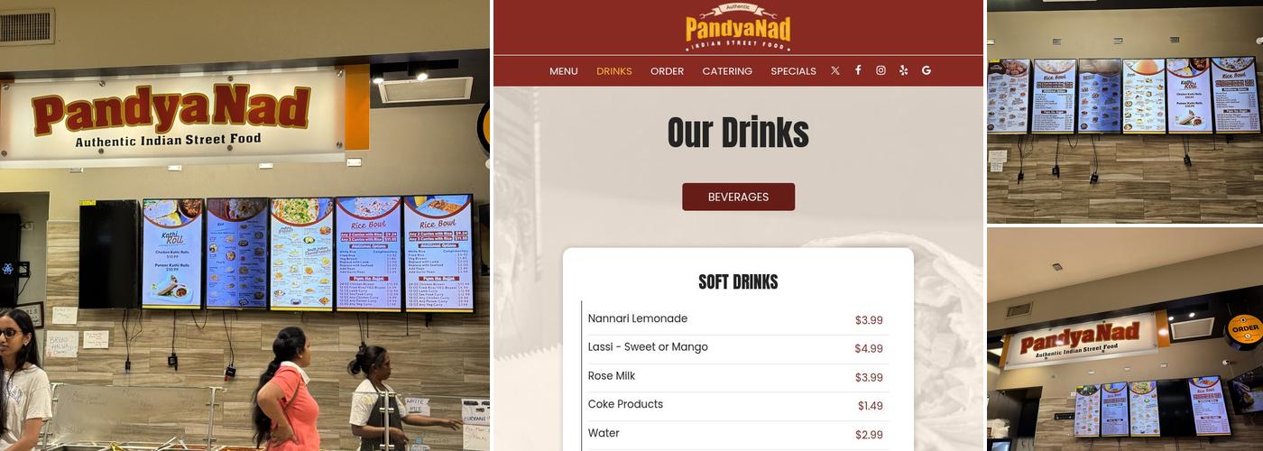 PandyaNad Menu