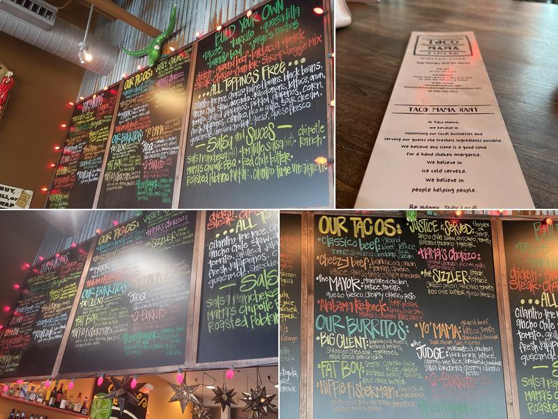 Taco Mama - Winston-Salem Menu