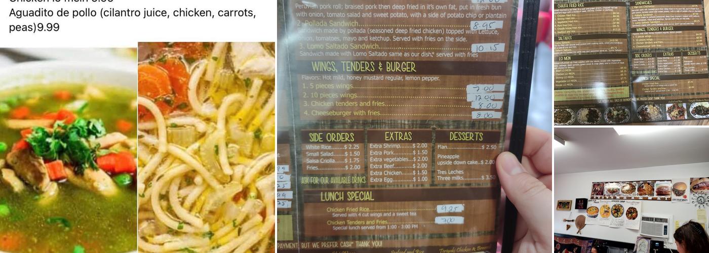 Chaufa Line Menu