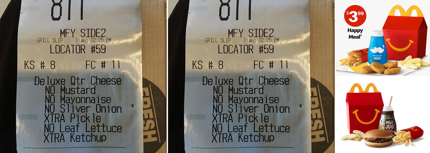 McDonald's Menu