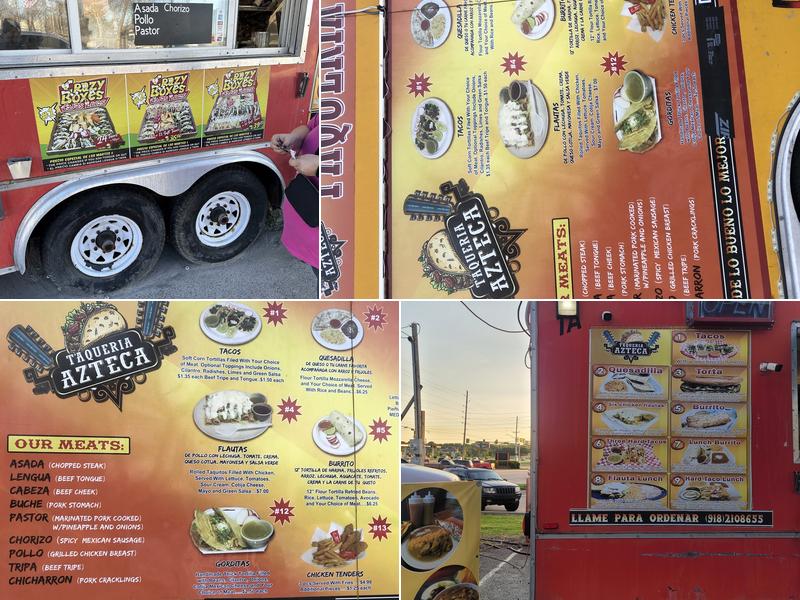 Taqueria Azteca Menu