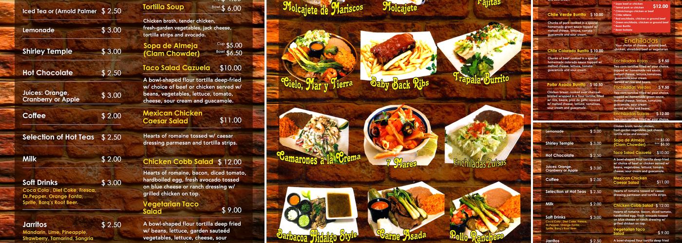 Trapala 2 Menu