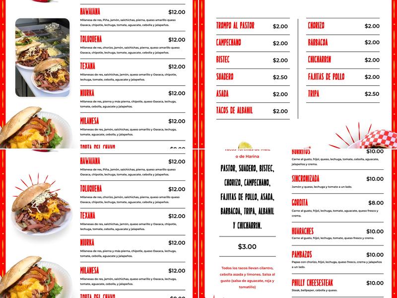 El Chilango Menu