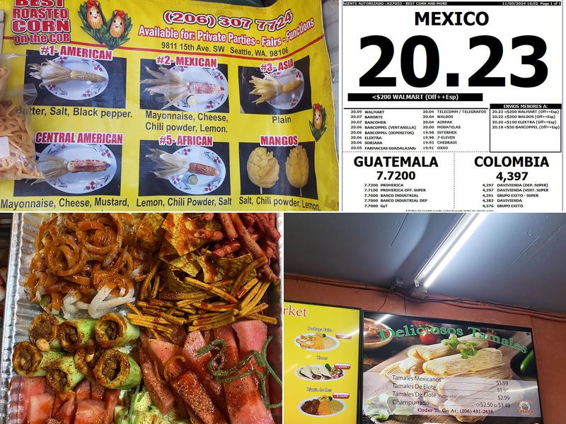 Roasted Corn Stand Menu