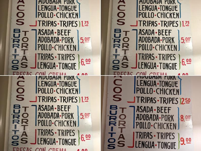 Ariel's Taqueria (Tacos Ariel) Menu