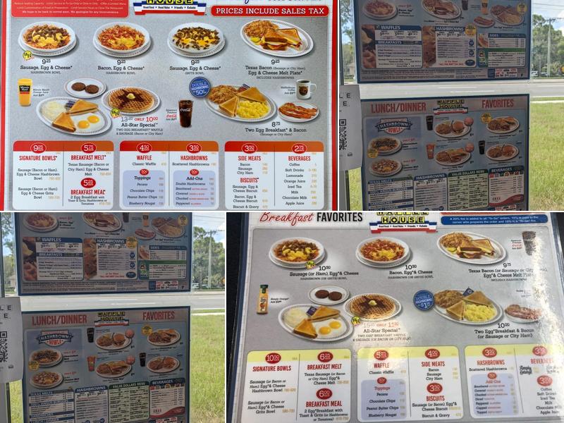 Waffle House Menu