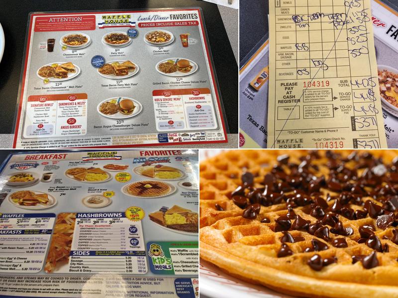 Waffle House Menu