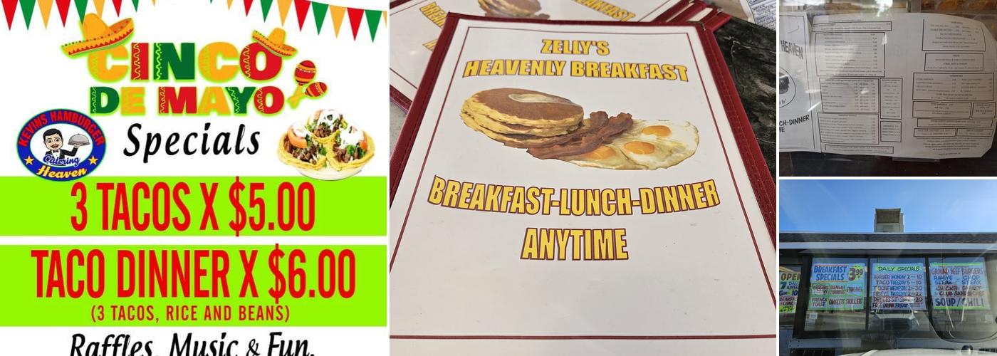 Kevin's Hamburger Heaven Menu