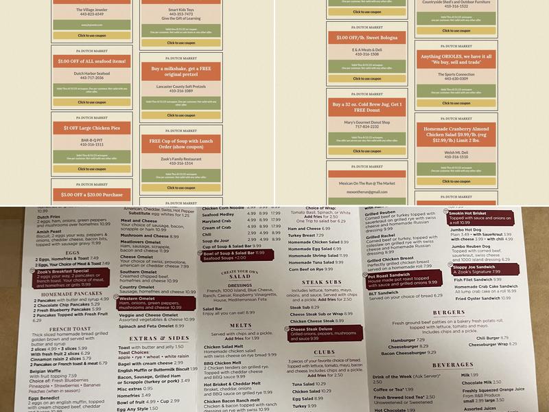 Linny's Kitchen Menu