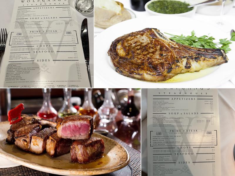 Wolfgang's Steakhouse - Broadway NYC Menu