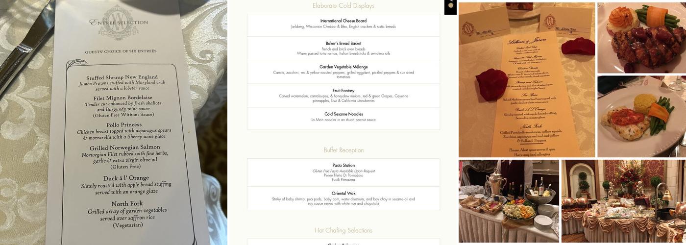 Westbury Manor Menu