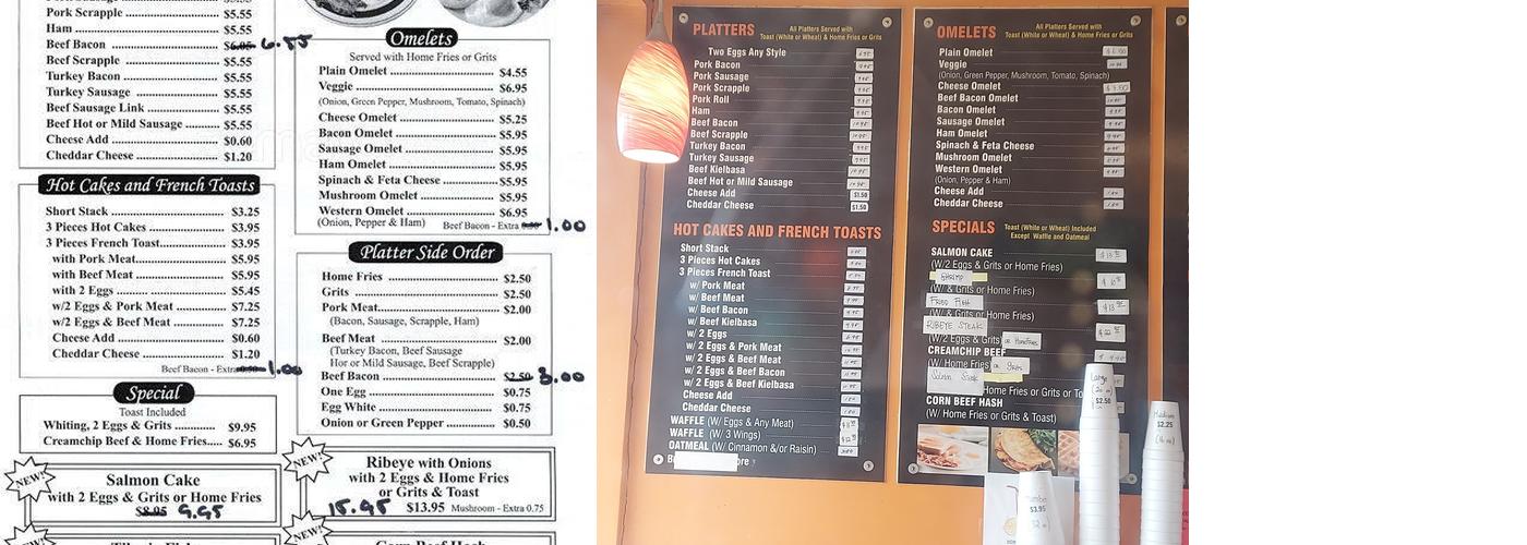Temple Rainbow Menu