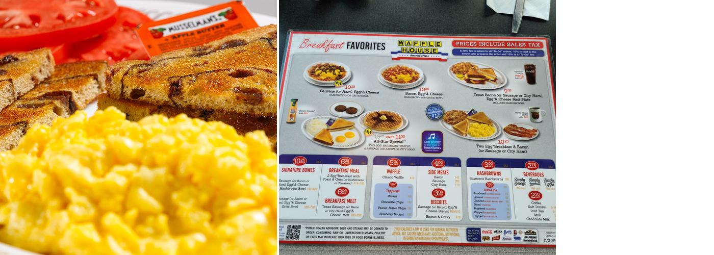 Waffle House Menu