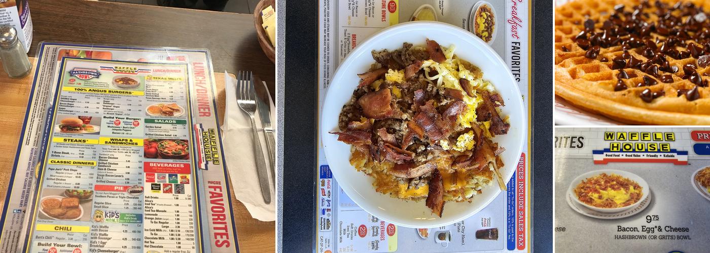 Waffle House Menu