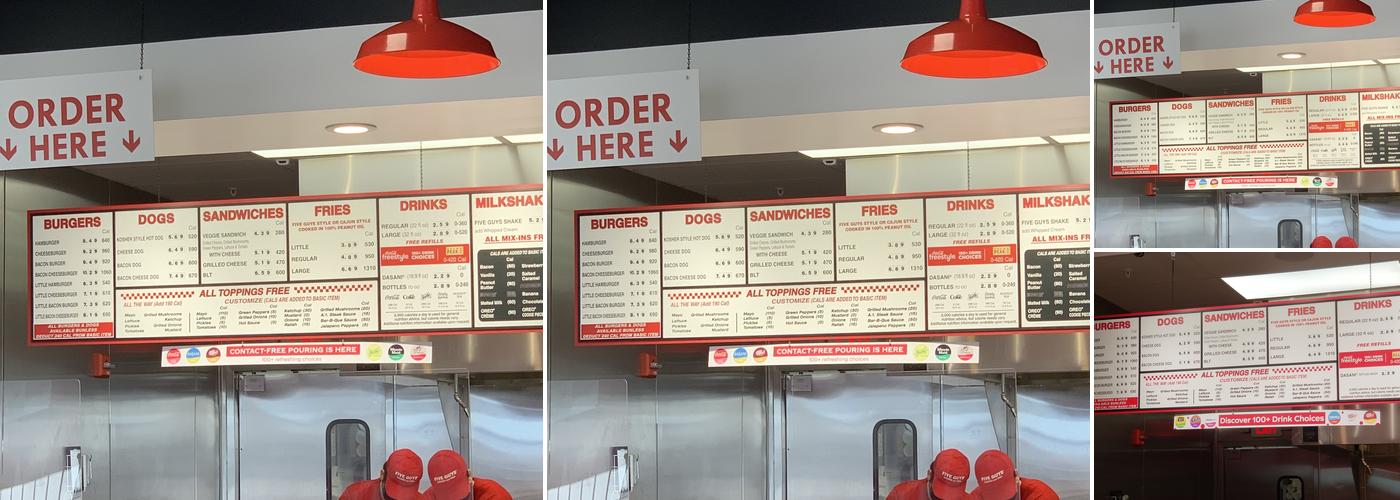 Five Guys Menu