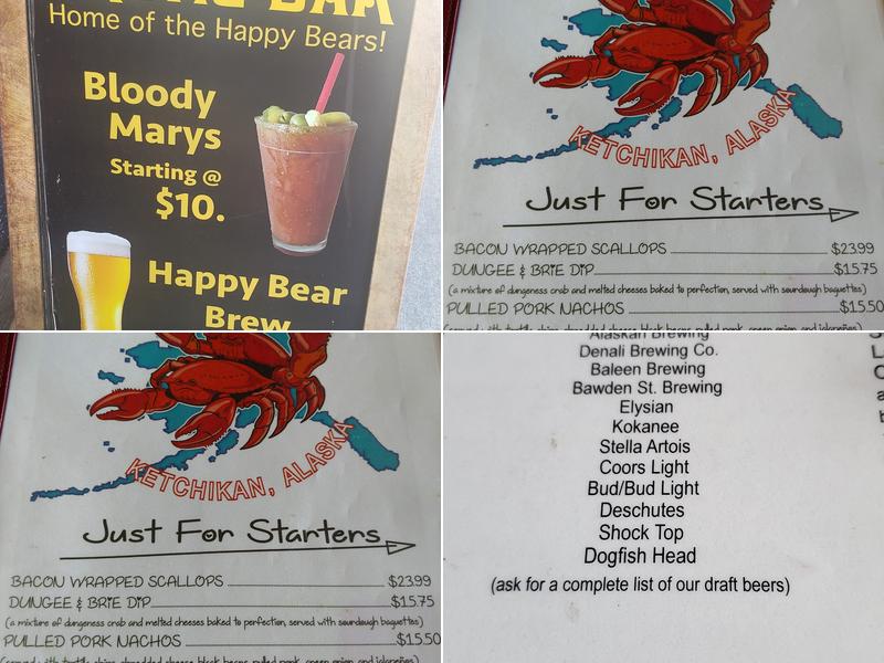 Arctic Bar Menu