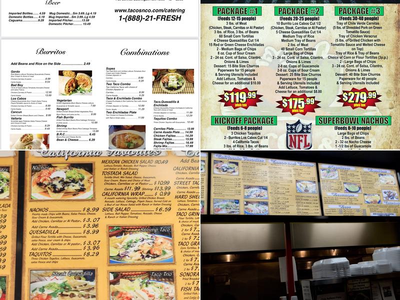 Tacos & Co (La Paz) Menu