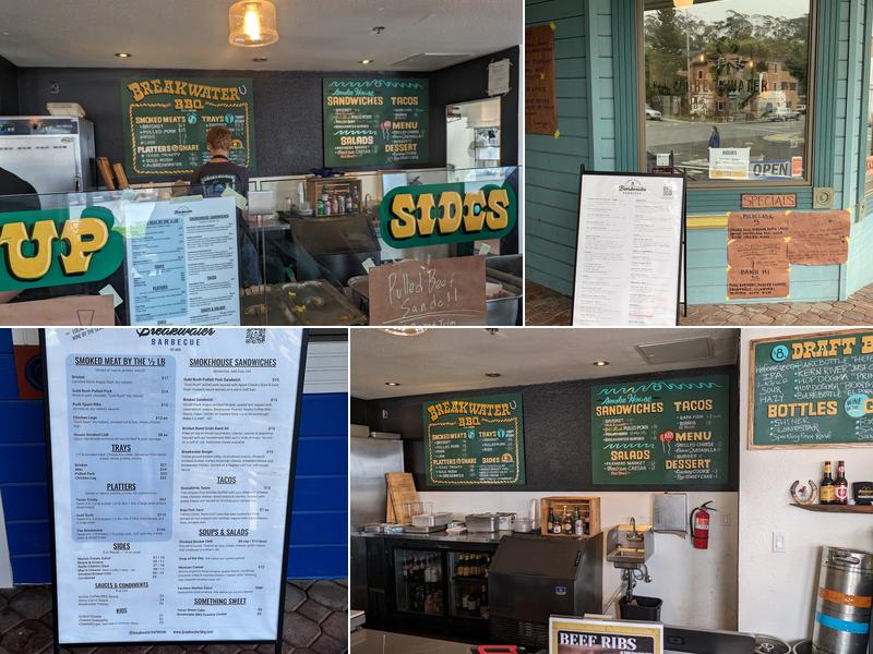 Breakwater Barbecue Menu