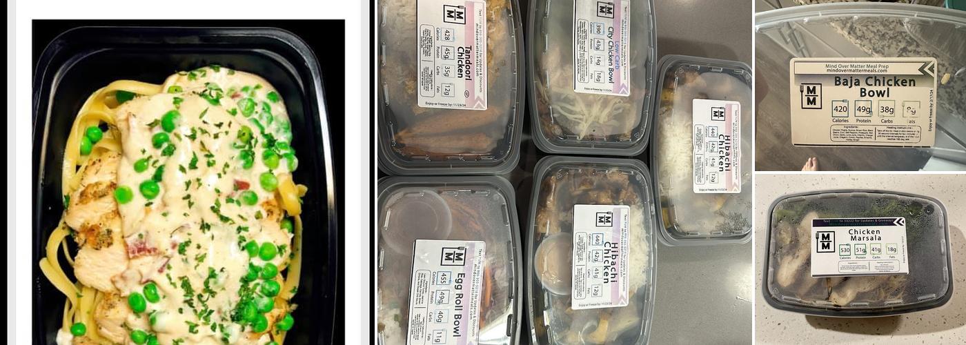 Mind Over Matter Meal Prep Menu