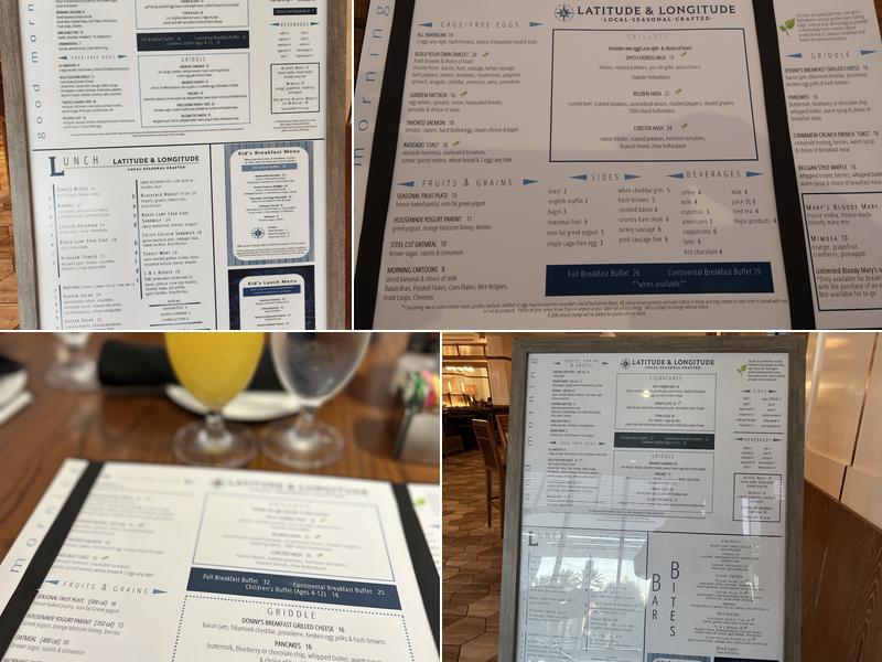 Latitude & Longitude Menu