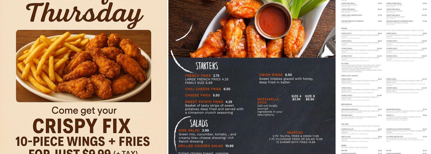 Ms. Mott’s Place llc. Menu