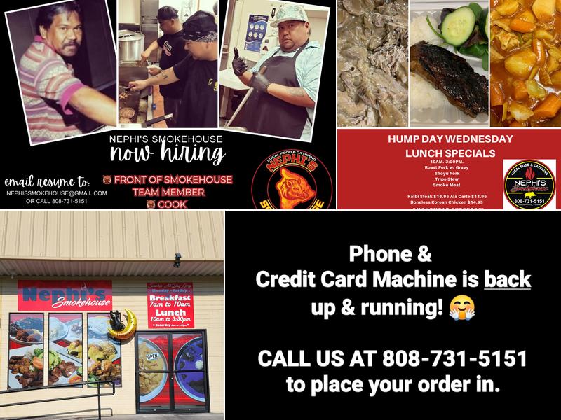 Nephi's Smokehouse 74-5565 Luhia St Suite 109, Kailua-Kona