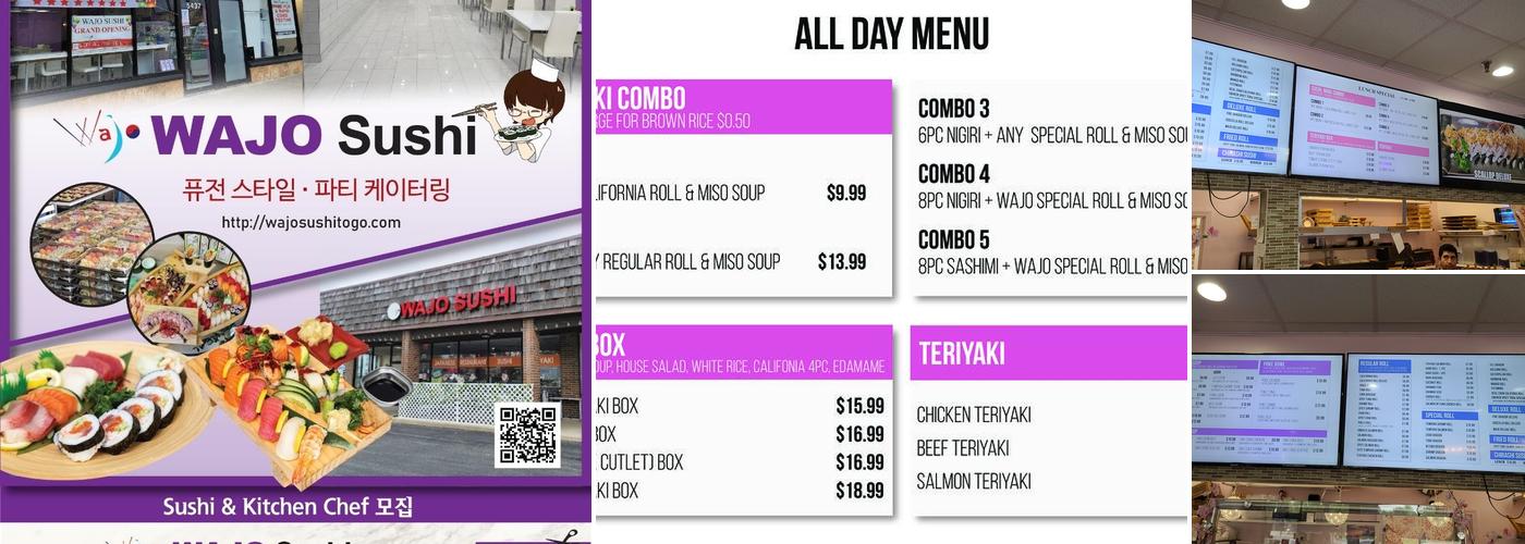 Wajo Sushi Menu