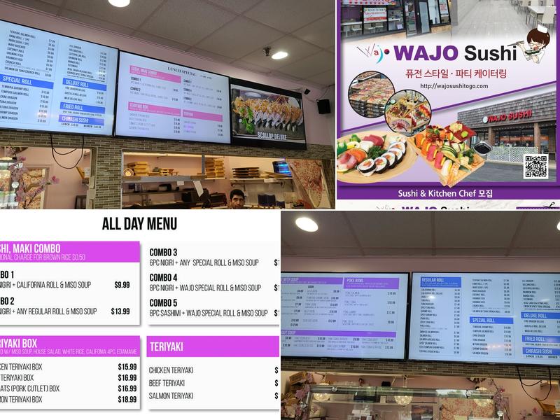 Wajo Sushi Menu