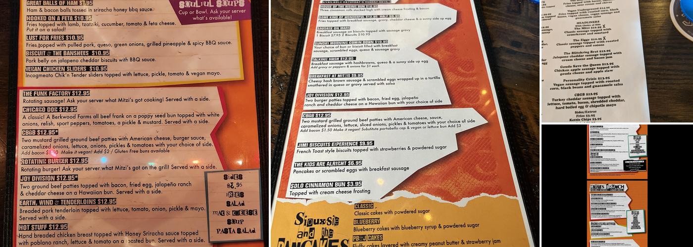 Mitzi's Menu