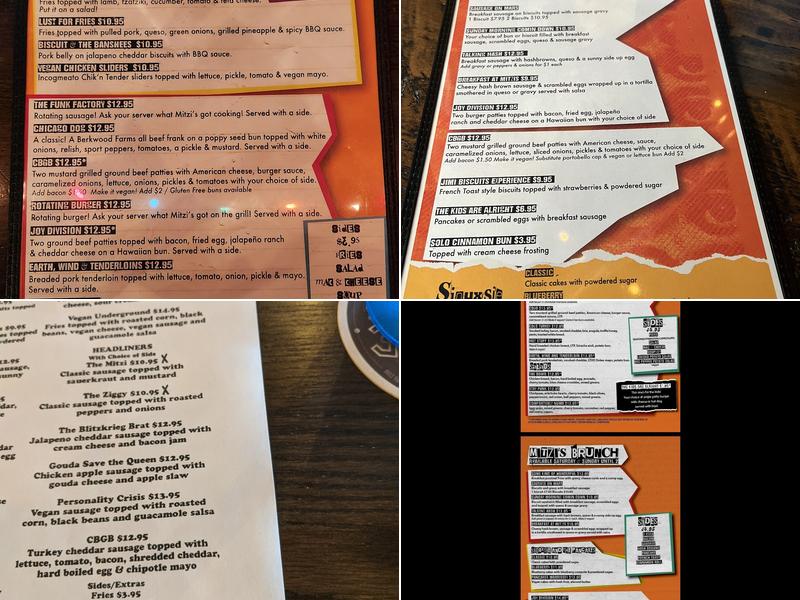 Mitzi's Menu