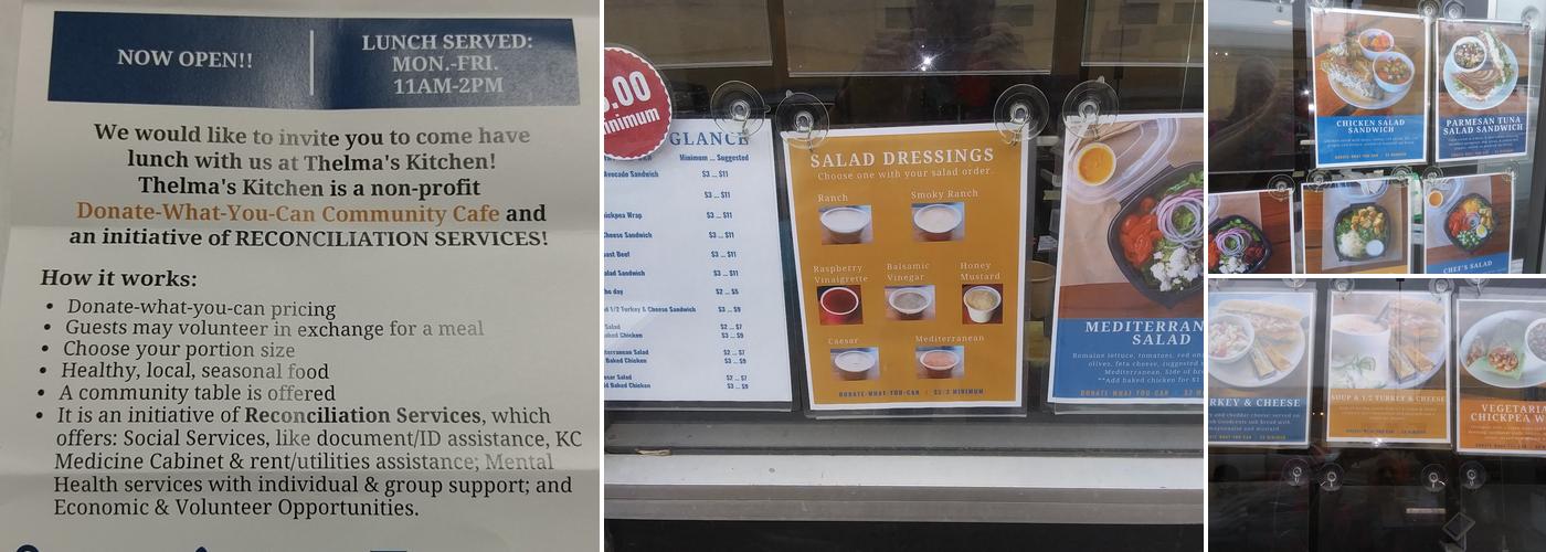 Thelma’s Kitchen Menu