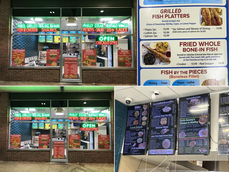 Sharks Fish & Chicken Menu