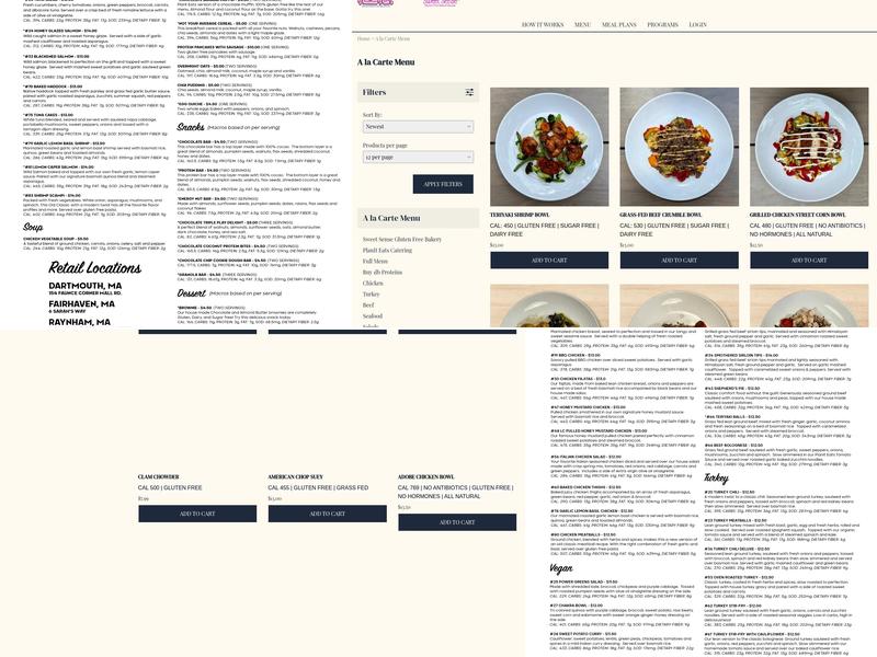 PlanIt Eats Dartmouth Menu