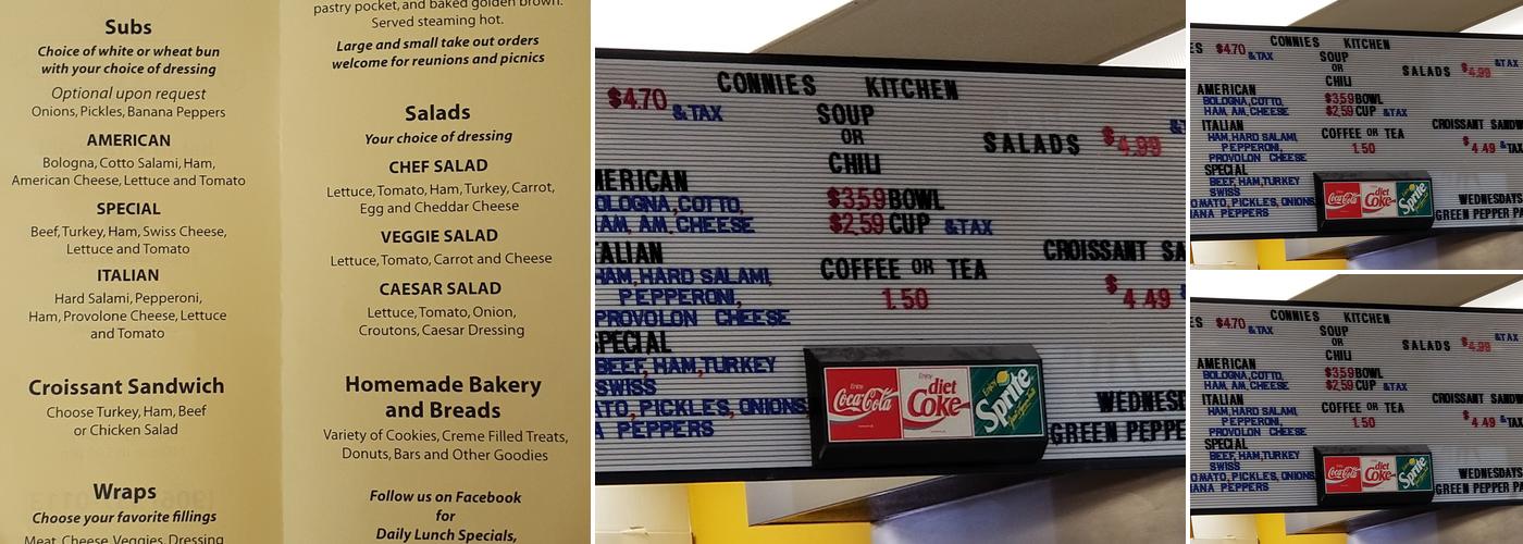 Jen's Kitchen Menu