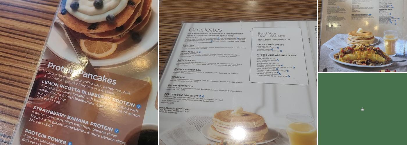 IHOP Menu