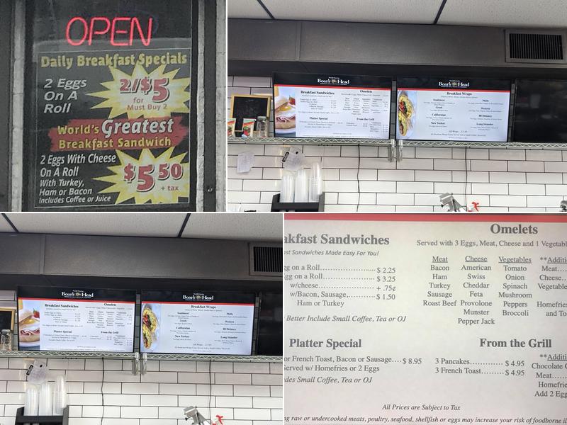 Cornerstone Deli Menu