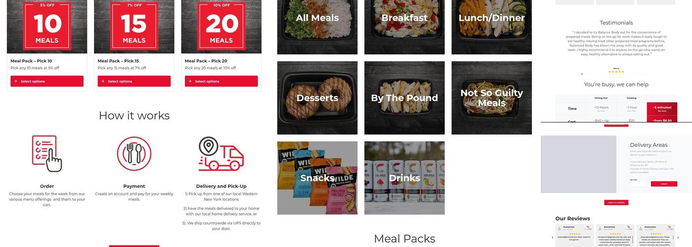 Balanced Body Foods - North Buffalo Menu