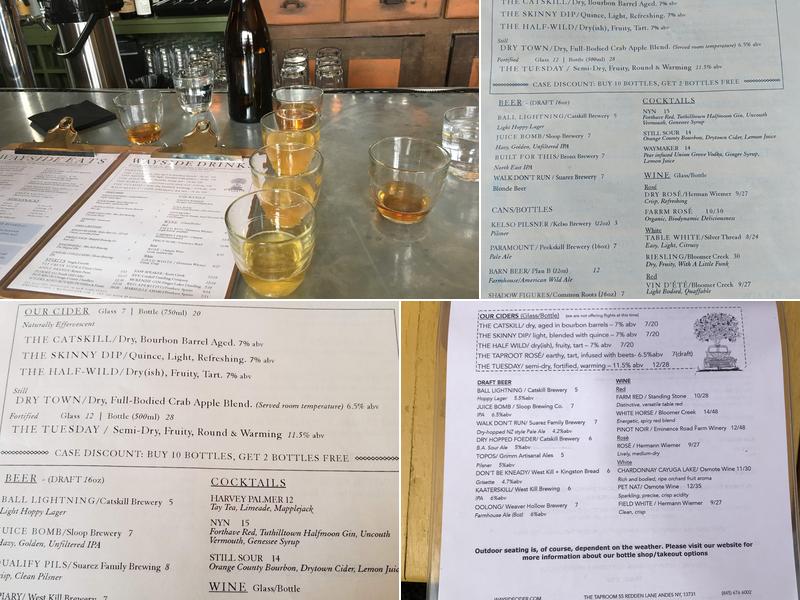 Wayside Cider Menu