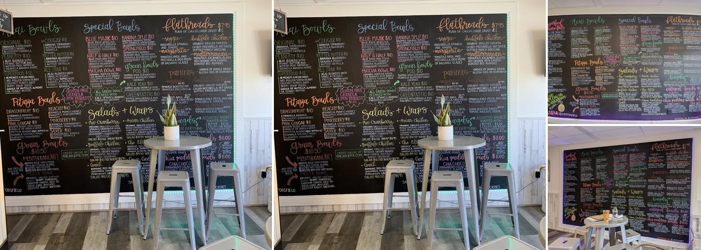 The Juice Pod Springfield Menu