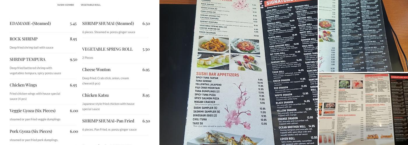 Fat Tuna Sushi & Ramen Menu