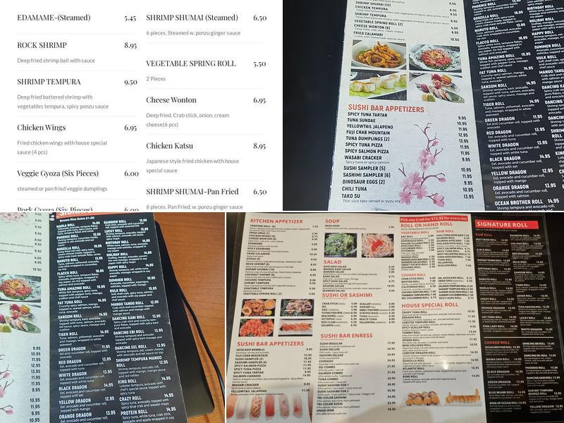 Fat Tuna Sushi & Ramen Menu