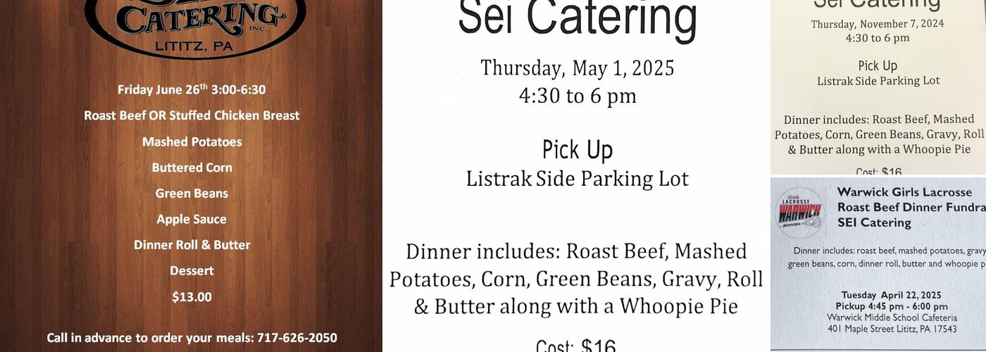 SEI Catering Menu