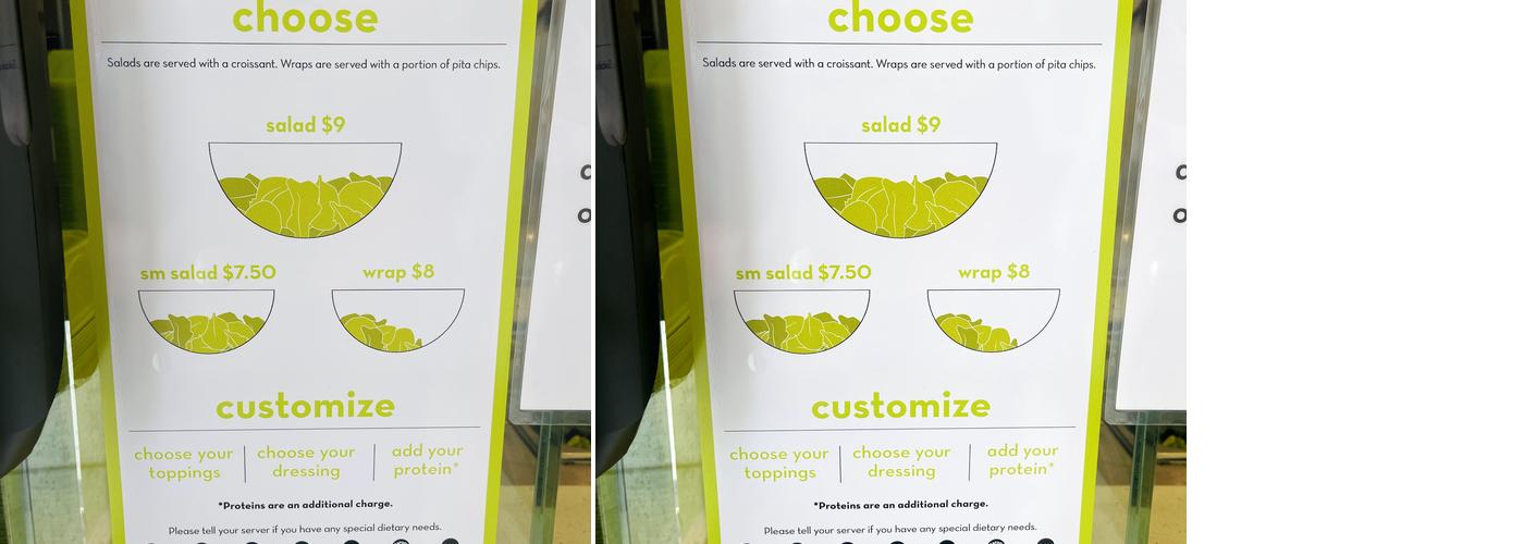 Salata Menu