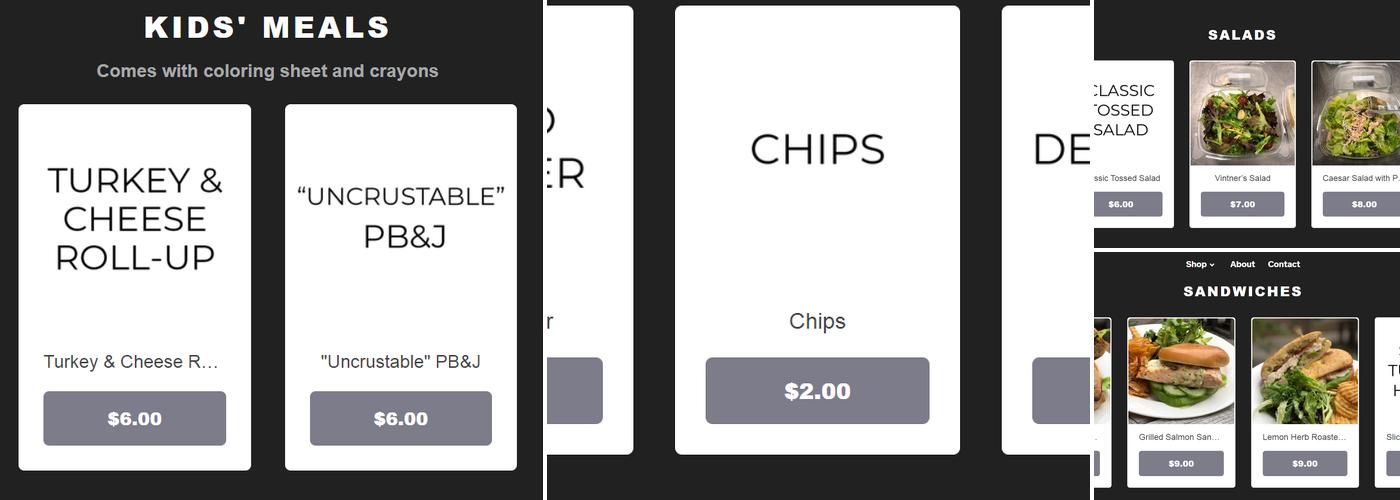 Robins Tea House at Lewis Ginter Botanical Garden Menu