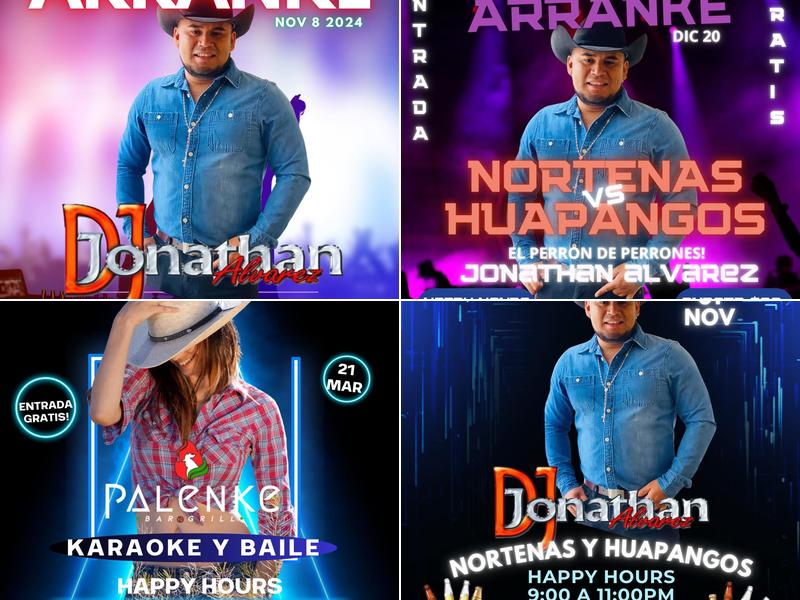 Tucan Nightclub Menu