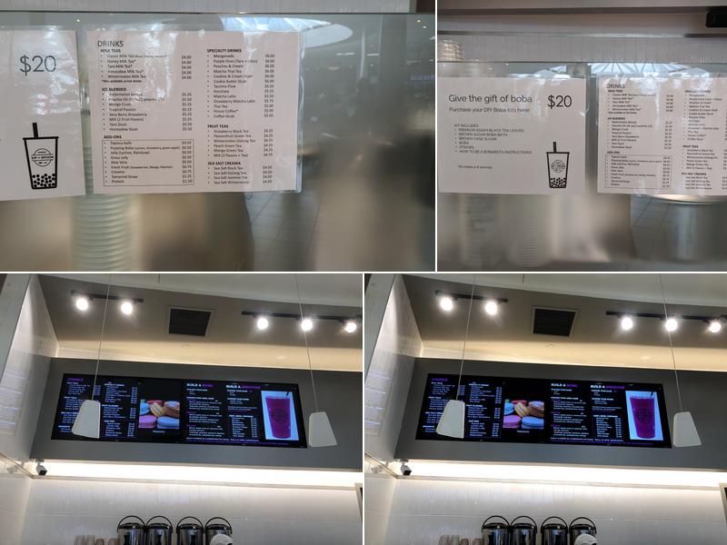 Sip + Spoon Menu