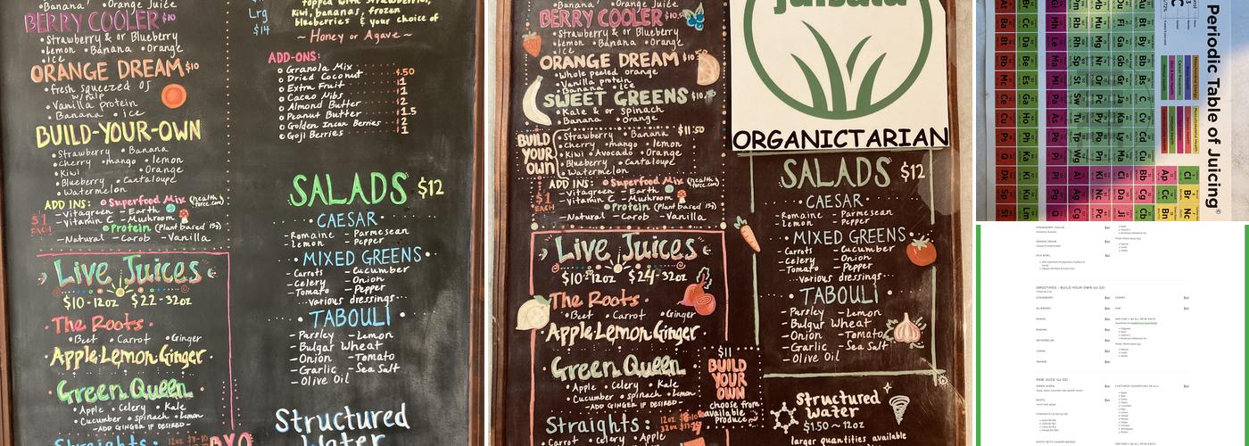 juisala Menu