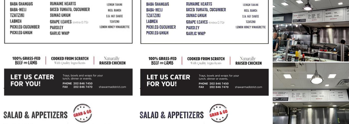 Shawarma District Menu