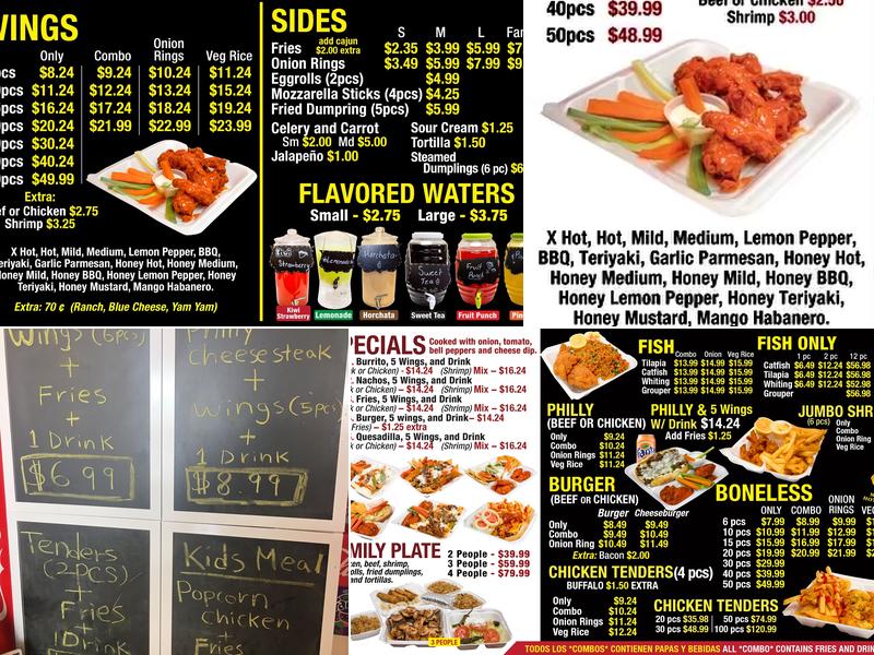 Mama’s Wings Menu